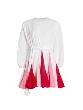 Rhode White Dress with Pink & Red Panel dress! NEVER WORN! Will include the tag